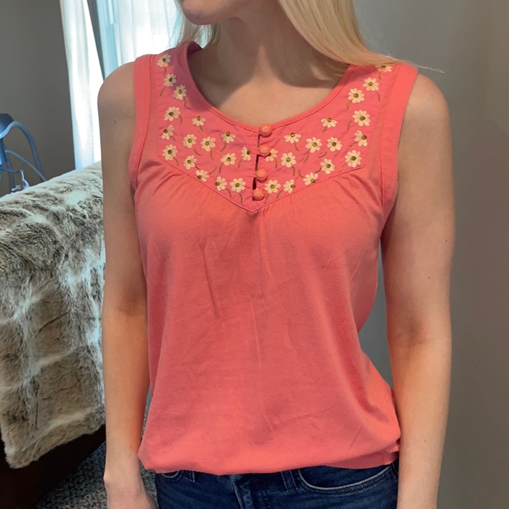 Floral summer tank